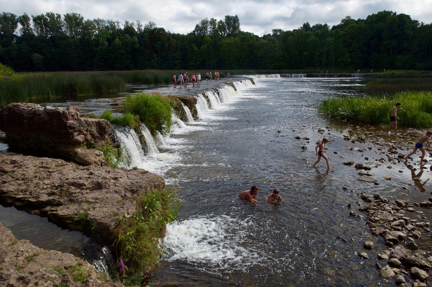 The "Ventas Rumba” (Venta Rapid) in the nearby town of Kuldīga