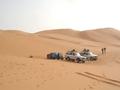 #2: Breaking camp in dunes at 24°54'N 10°56'E