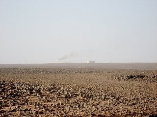 #1: North view: the Messak with the ENI operated Elephant Oil Field