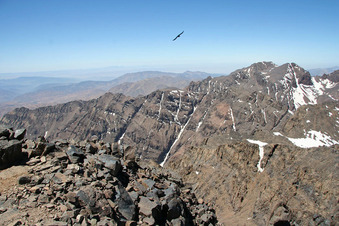 #1: View to the west from the summit of Jebel Toubkal.