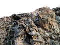 #5: Looking up the rockface towards the confluence 31N 08W