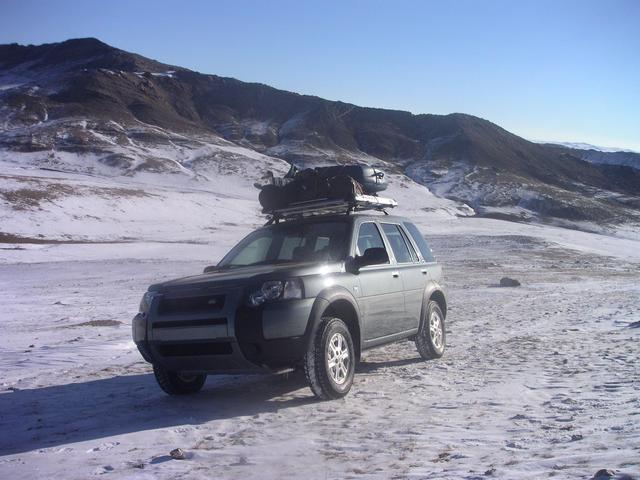 Car on the ridge