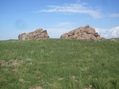 #7: Rock outcrop landmark to the east