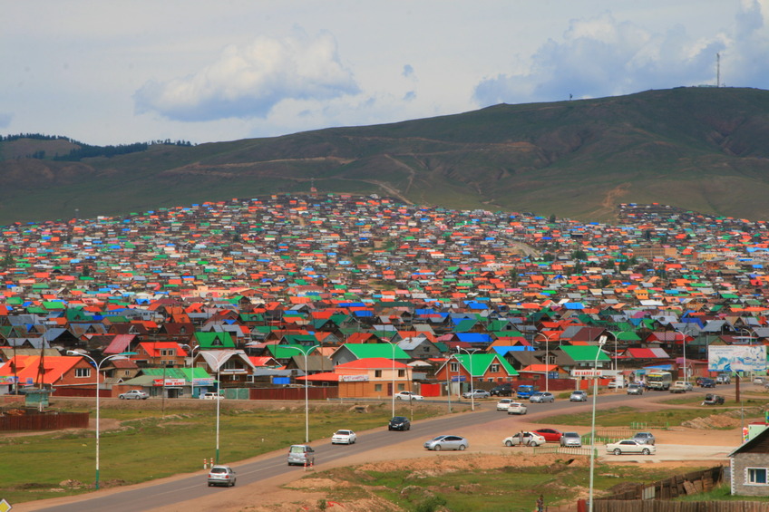New suburbs of Erdenet