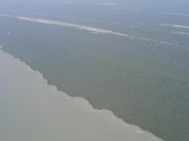 A VIEW OF THE SHORE AT 30 KM FROM CP