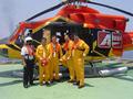 #3: THE HELICOPTER PILOT, THE PLATFORM SAFETY SUPERVISOR, NICOLAS, CARLOS AND ME