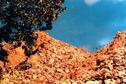 #2: 2: Terrain is very lose, mainly composed of medium size rocks and red sand.