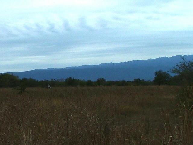 Oeste 30 o 40 m. Al sur del punto tomada desde aquí para apreciar el entorno, al fondo La Sierra Madre Oriental.