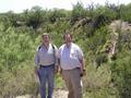 #7: David Nelson (left) and Patrick Nobles (right) - Panoramic view of the area around the convergence point