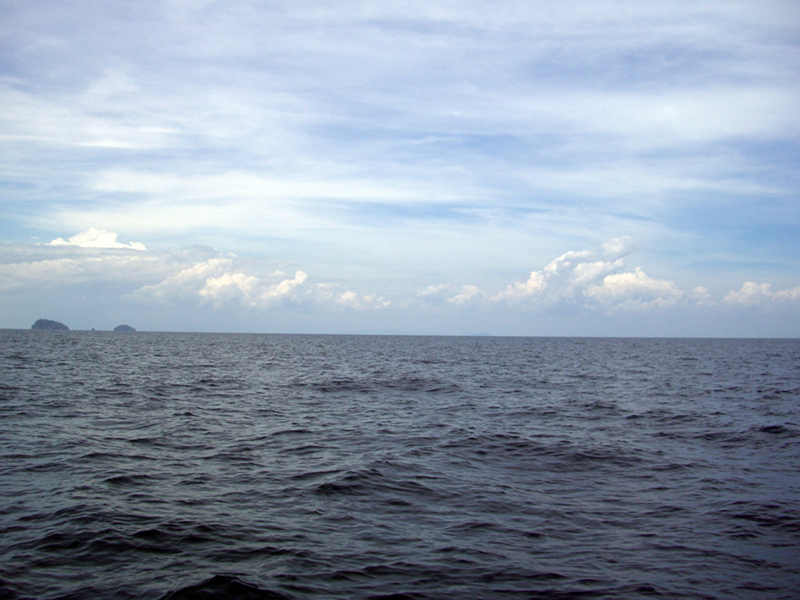 east toward Pulau Payar 
