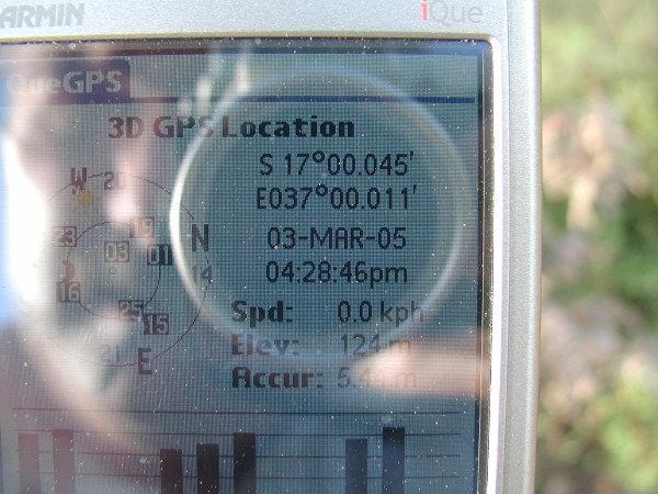 Picture of the proof (Garmin iQue 3200)