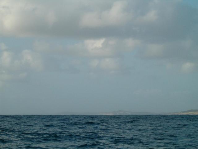 Facing South, the Mozambique mainland visible.