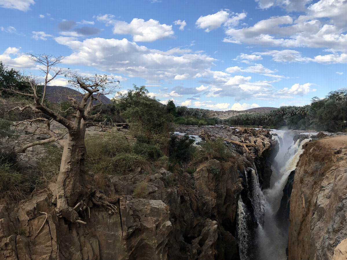 The Epupa Falls of Cuenene River