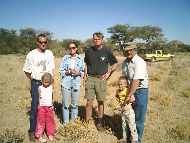 The group with farmer Jakob