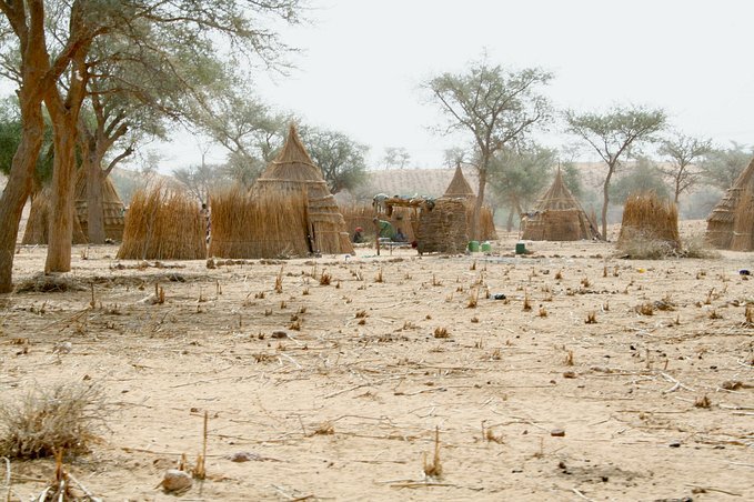 Fulani village near the Confluence