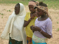 #11: Hausa girls stop to contemplate the curious visitors