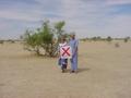 #5: Kevin and Sue on the Confluence with my confluence flag