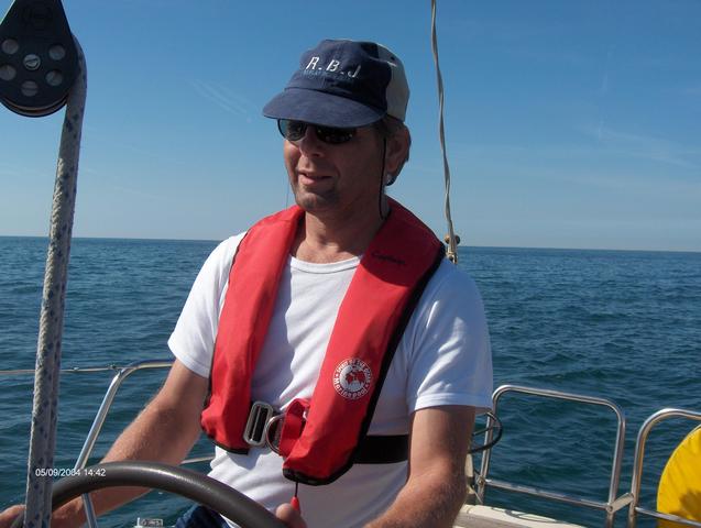 Looking to the West; PBO Capt. Nico steering
