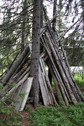 #8: Small pyramid of wood, next to the point