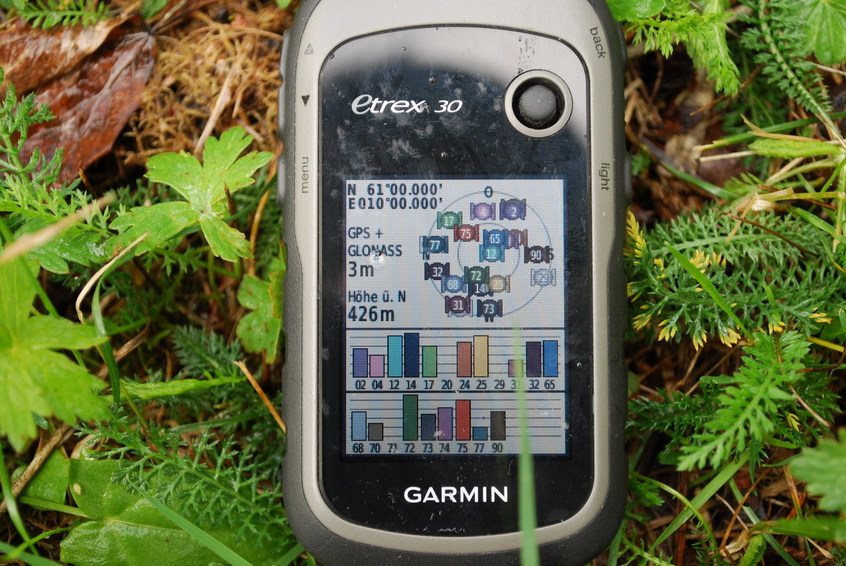 GPS reading at CP 61N 10E