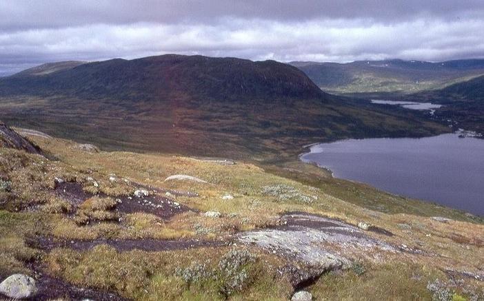 Getsklumpen, seen from Dåeriesbahkoe in north-western direction
