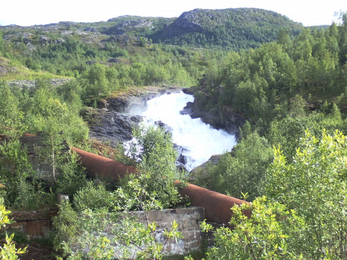 Museum area from Sulitjelma / Museumsgebiet von Sulitjelma