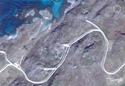#10: Via Google Earth too Batterie Dietl from 700 Meters high.