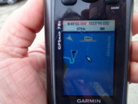 #5: Start and Point Info on the GPS / Start & Ziel Ansicht auf dem GPS noch 680 Meter