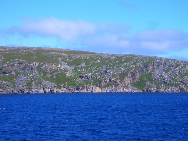 Confluence point seen from the sea
