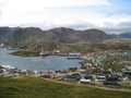 #6: the view back toward Honningsvåg as we climbed the first hill toward the confluence