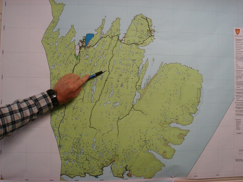 Point Position on the Map / Der Punkt auf der Landkarte