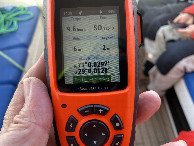 #6: position as shown by handheld Garmin inReach device