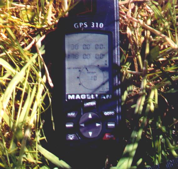 The evidence!- the GPS at the exact site.