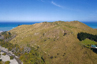 #4: View East towards the Pacific Ocean from a height of 120m (from the Kekerengu River, 200m South of the point)