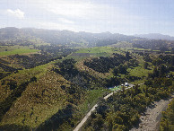 #6: View West from a height of 120m (from the Kekerengu River, 200m South of the point)