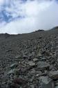 #4: View south-east, up the scree slope