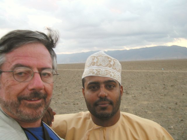 Steve and Khālid at the Confluence