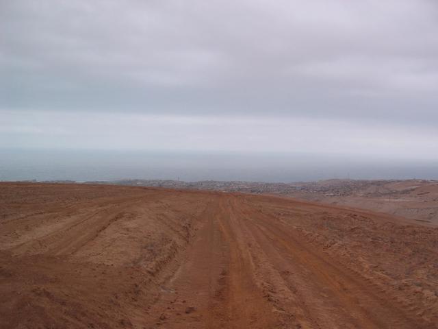 Hilltop view of Mollendo Perú