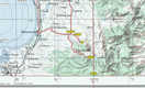 #5: Track overlain on 1954 vintage US Army map which was very useful.