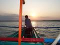 #9: Leaving Cataingan at sunset on rented boat.