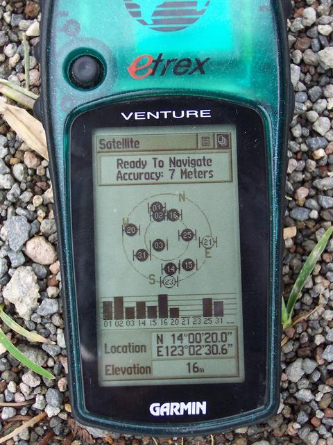 GPS reading about 4.5 km. away