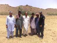#7: Myself driver Ayoob,security guard and land owners at confluence point