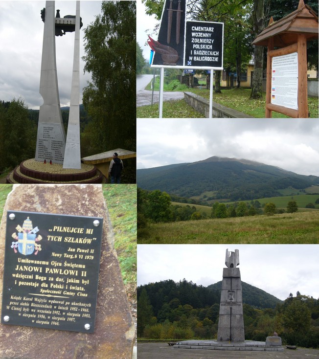 Bieszczady mountains and monuments