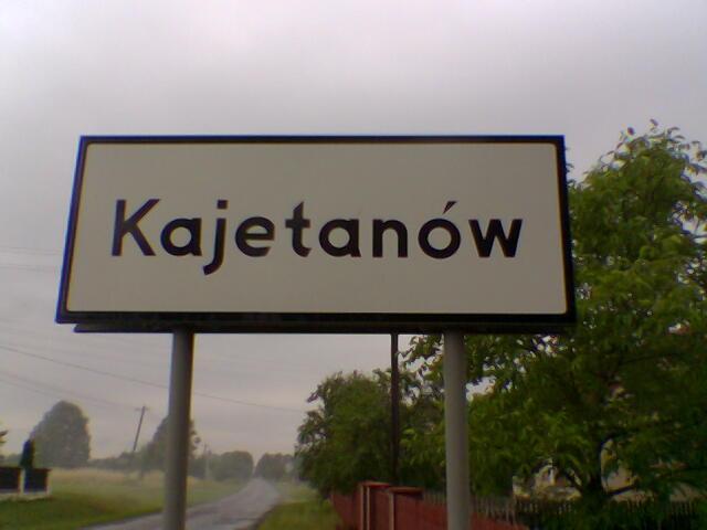 Kajetanów village