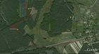 #7: My track on the satellite image (not adjusted accurately) - Summer view (© Google Earth 2009)