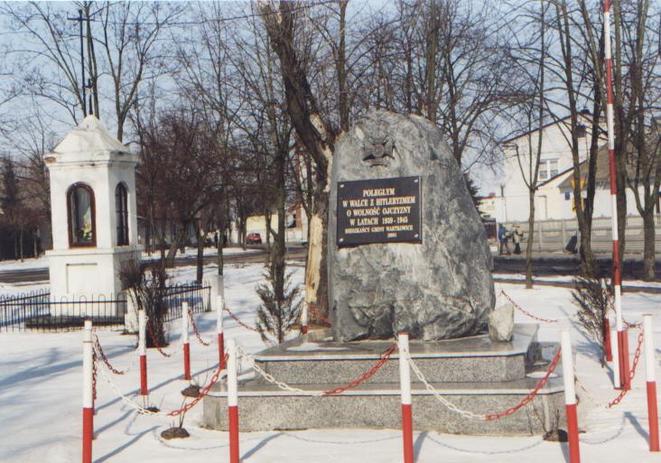 Monument of killed person in  II WW