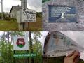 #10: 1: Building plots to sell, 2: Monument to the Polish Resistance fighters, 3: Piaseczno commune, 4: Confluence flag