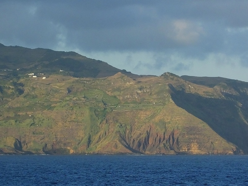 Precipitous coast of Santa Maria