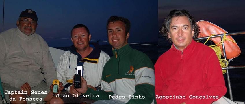 The crew. Senes da Fonseca;João Oliveira;Pedro Pinho;Agostinho Gonçalves
