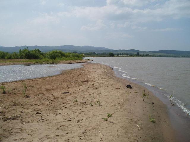 Озеро Ханка и село Платоново-Александровское -- Lake Khanka and village Platonovo-Aleksandrovskoe